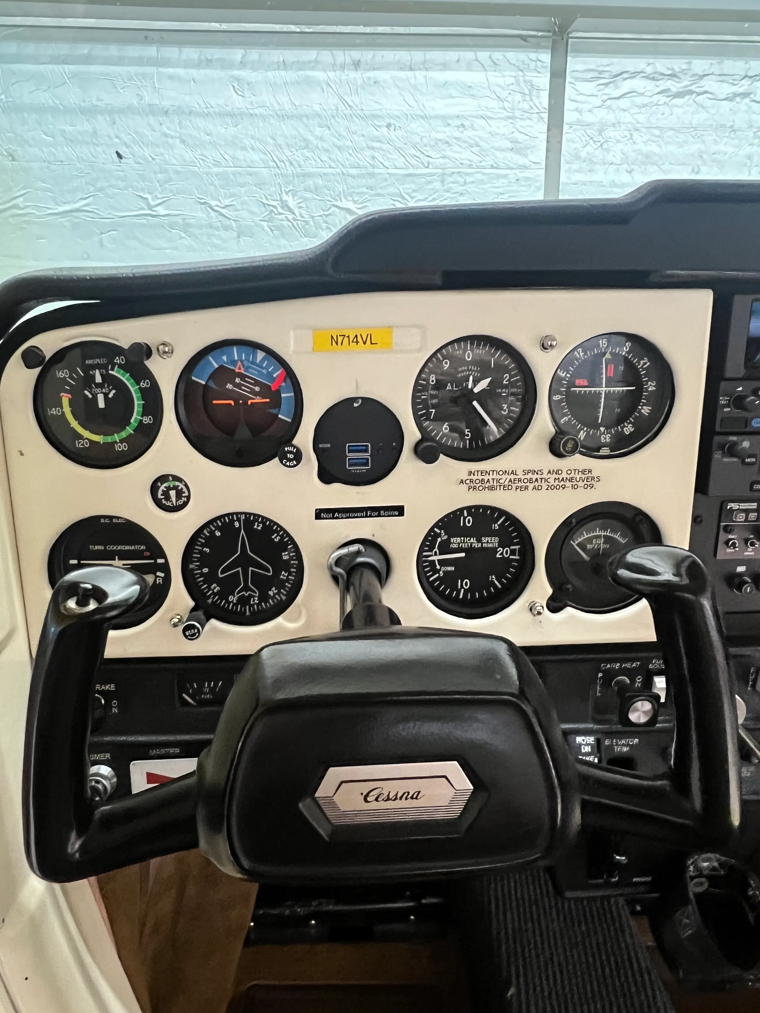1977 Cessna 152, 150 HP, Tailwheel - $69,500 - N714VL (Here at Placerville)