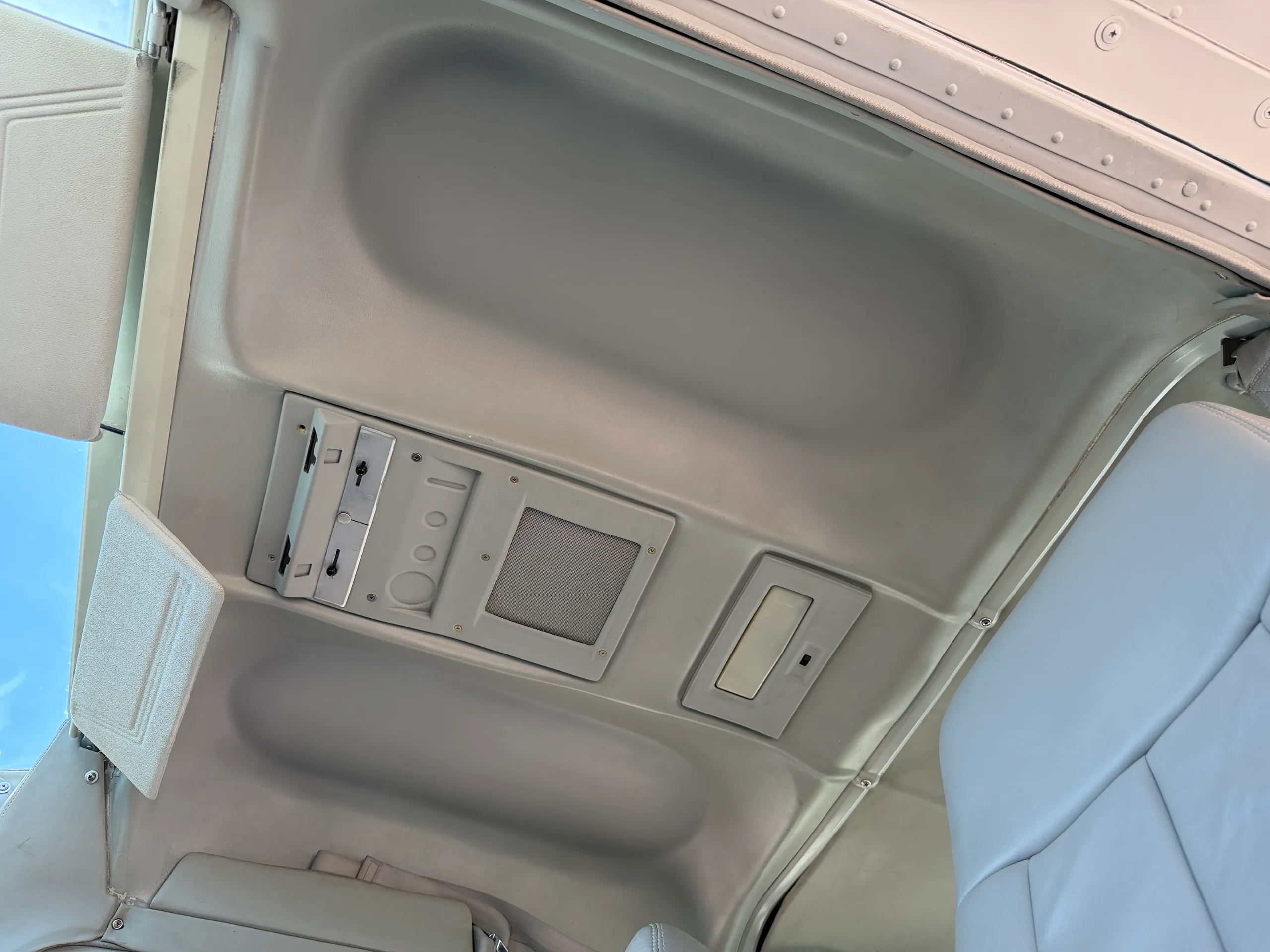 Cabin interior of a 1977 Cessna 182Q Skylane with 550 Engine - $299,000 - N718JS (Here at Placerville).
