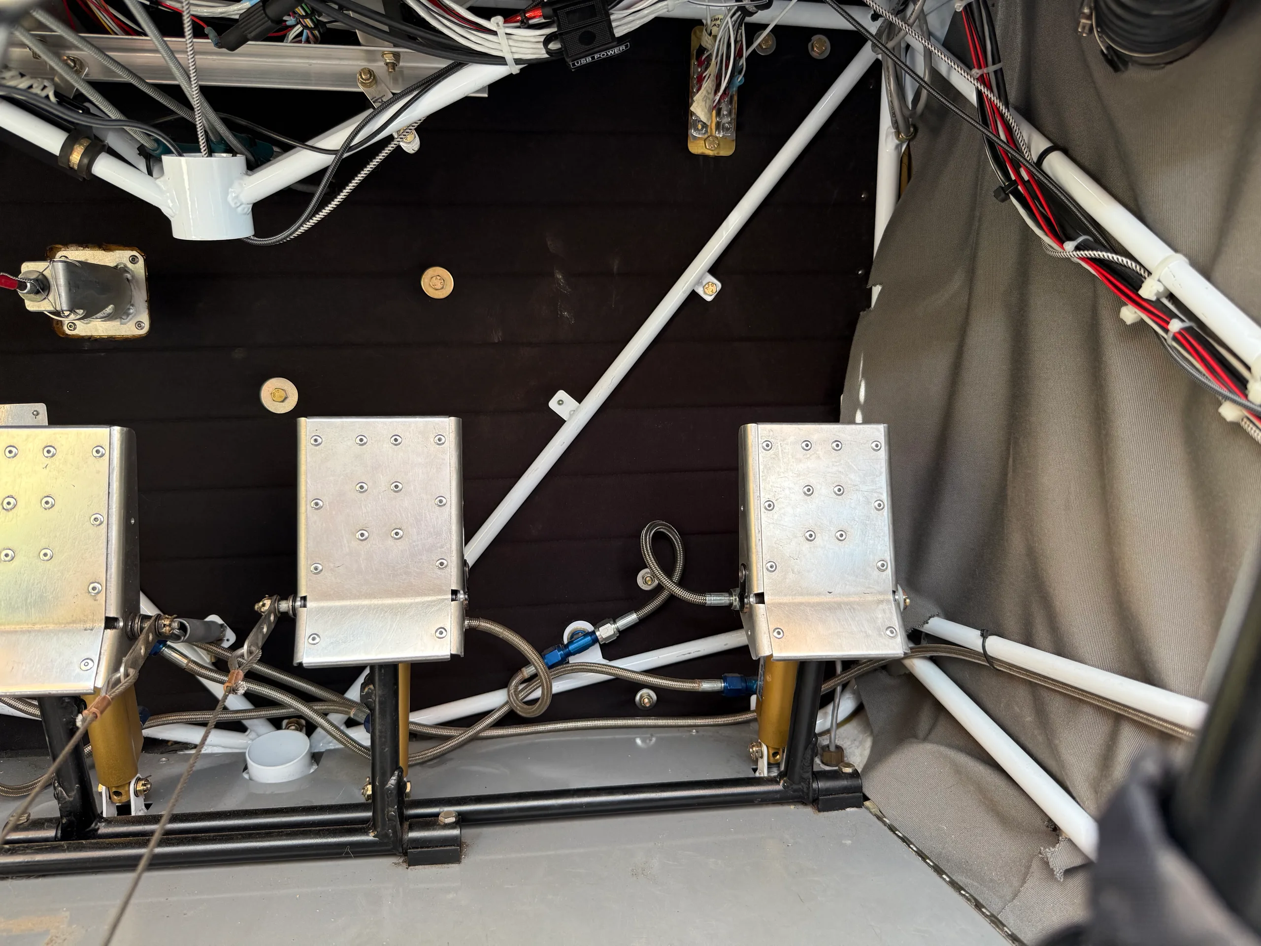 Cockpit and instrument panel of a 2016.
