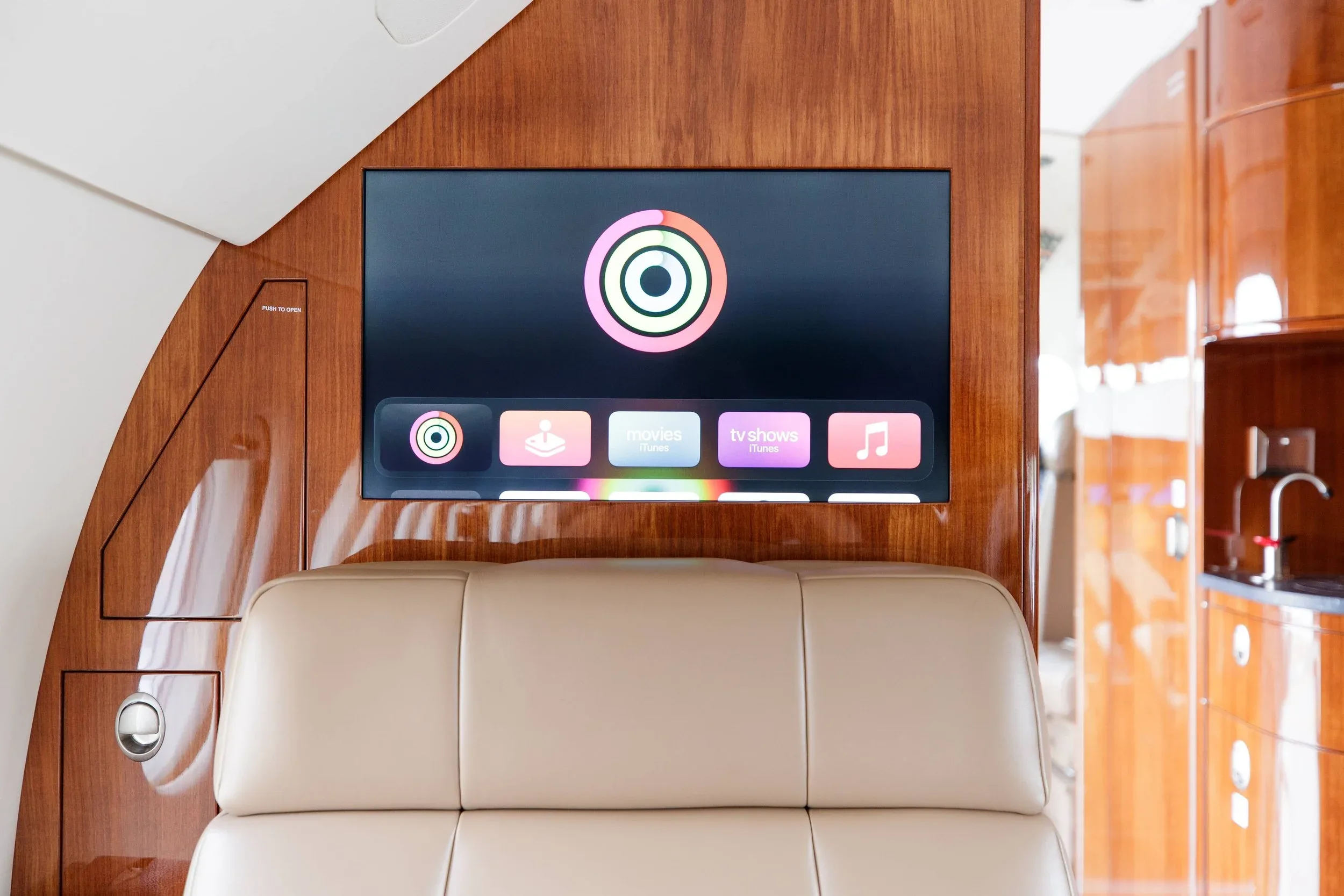 Cabin interior of a 2004 Dassault Falcon 900EXy — SmartJets.