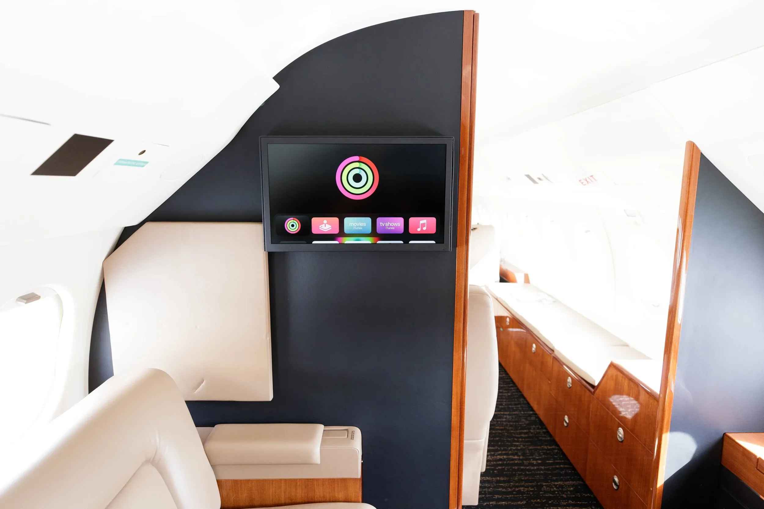 Cabin interior of a 2004 Dassault Falcon 900EXy — SmartJets.