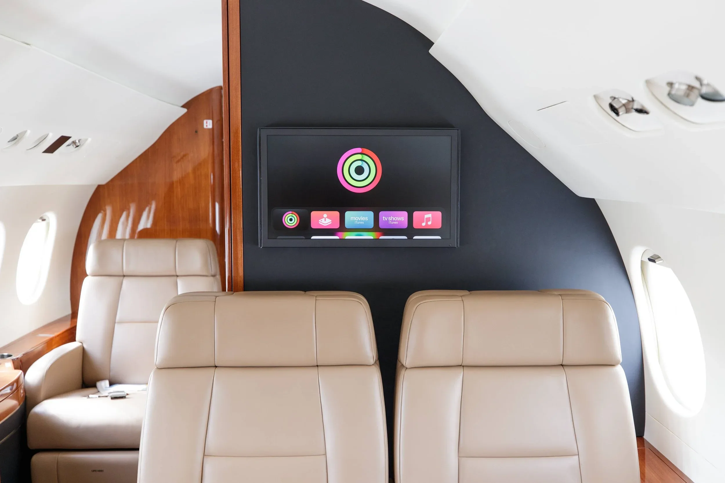 Cabin interior of a 2004 Dassault Falcon 900EXy — SmartJets.