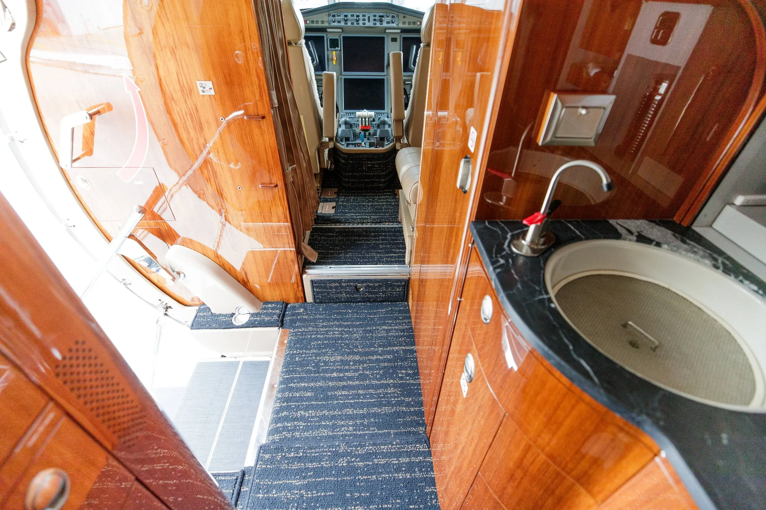 Cabin interior of a 2004 Dassault Falcon 900EXy — SmartJets.