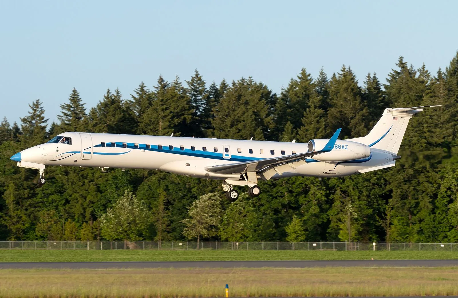 Exterior view of a 2012 Embraer erj 145xr sn 14501159.