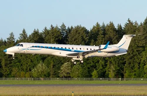 Exterior view of a 2012 Embraer erj 145xr sn 14501159.
