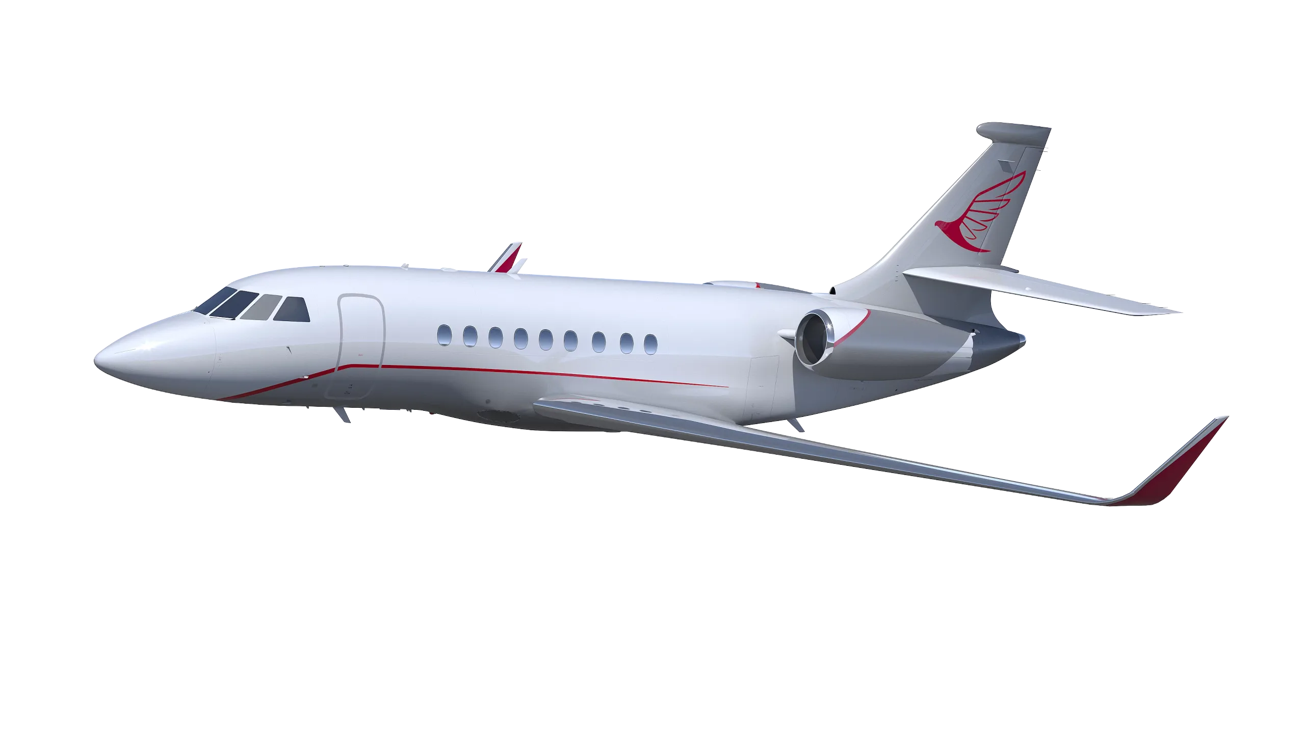 Marketing image of a 1999 Dassault Falcon 2000 –.