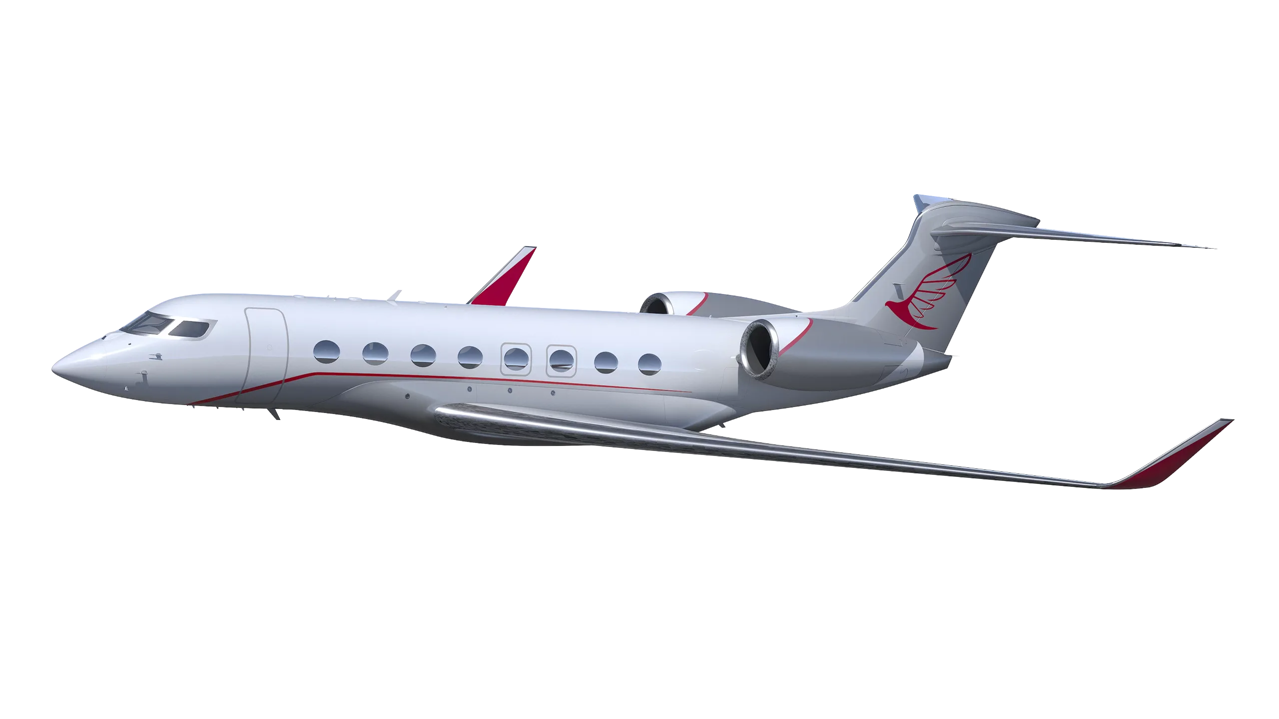 Marketing image of a Gulfstream 650ER –.