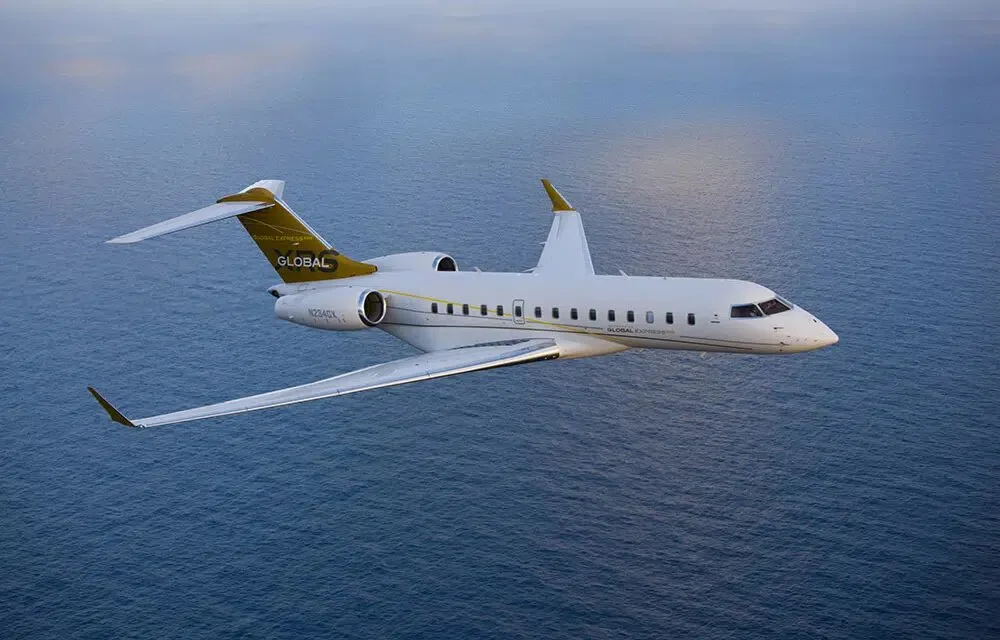 Marketing image of a Bombardier Global Express – OE-***.