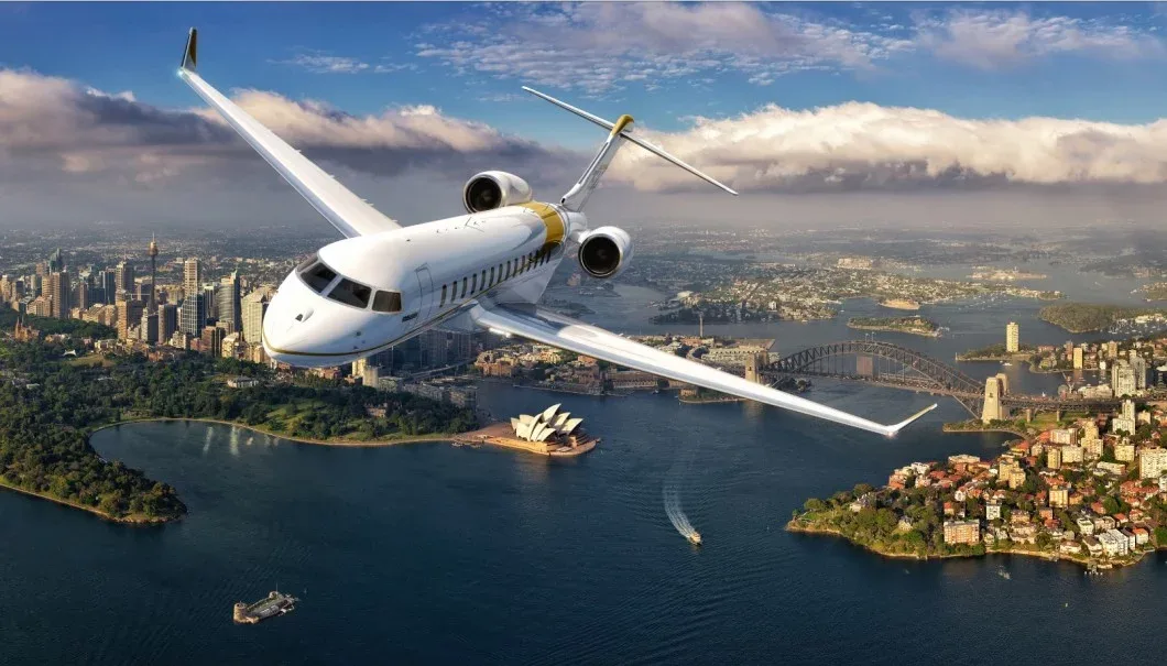 Marketing image of a Bombardier global 7500 oe 1.