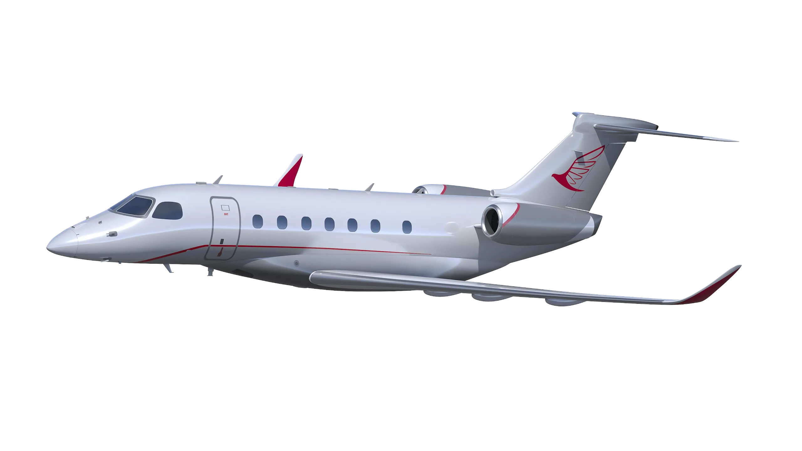 Marketing image of a 2018 Embraer Legacy 500 –.