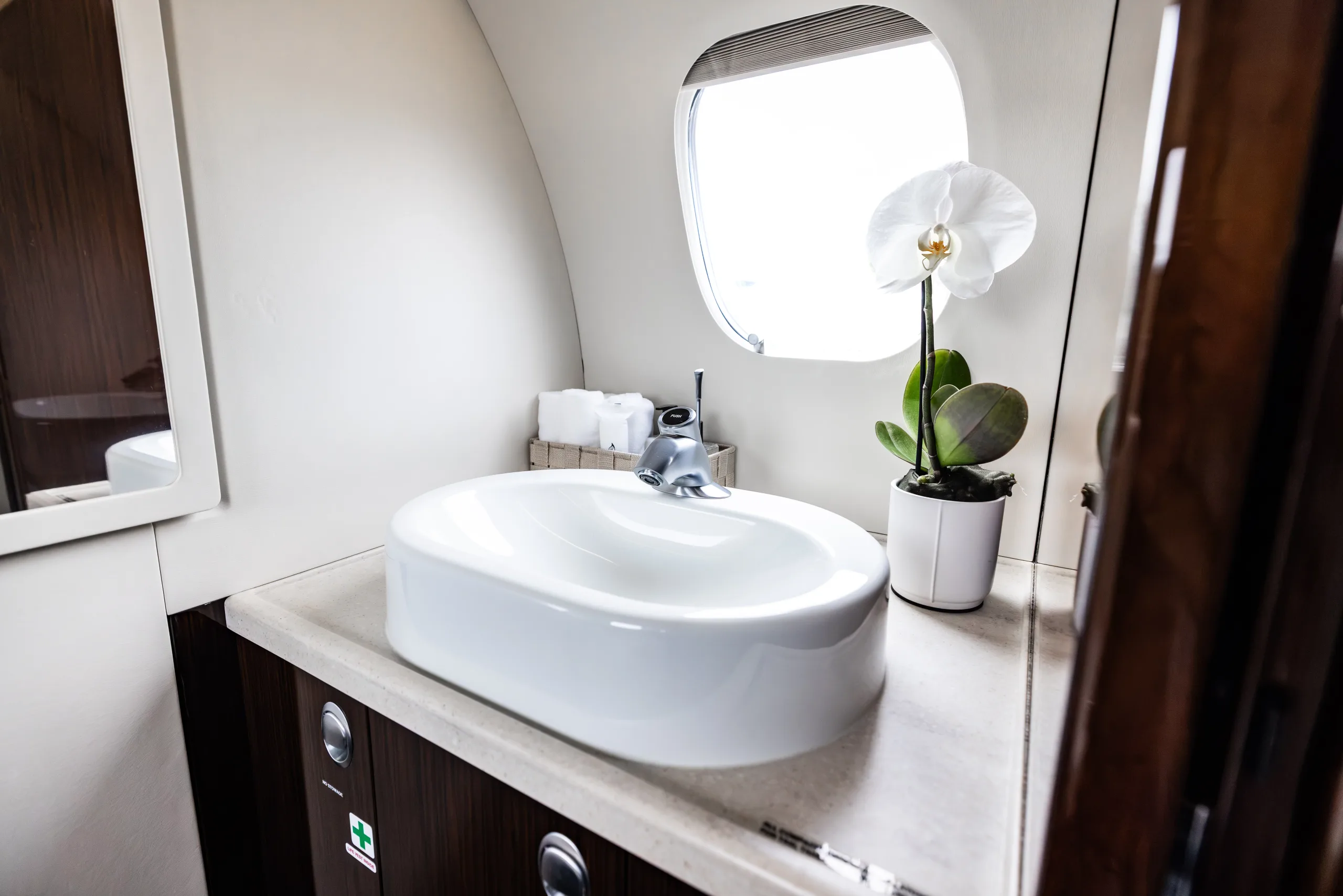 Cabin interior of a 2026 Embraer Phenom 300E –.