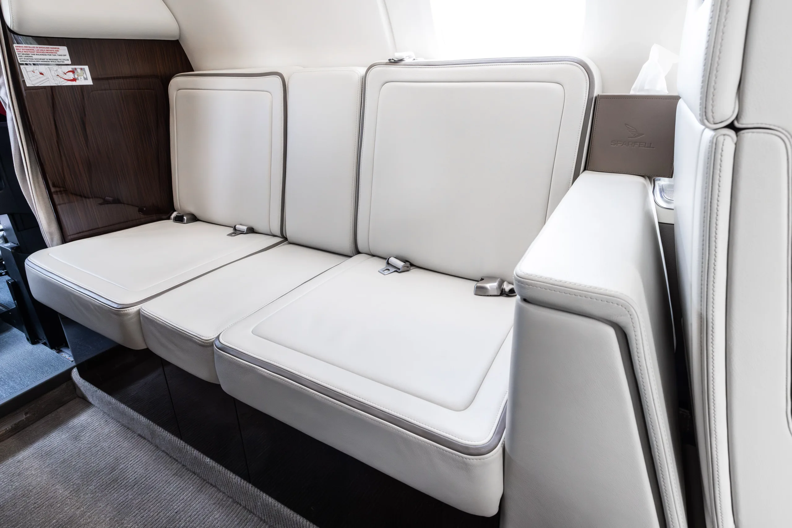 Cabin interior of a 2026 Embraer Phenom 300E –.