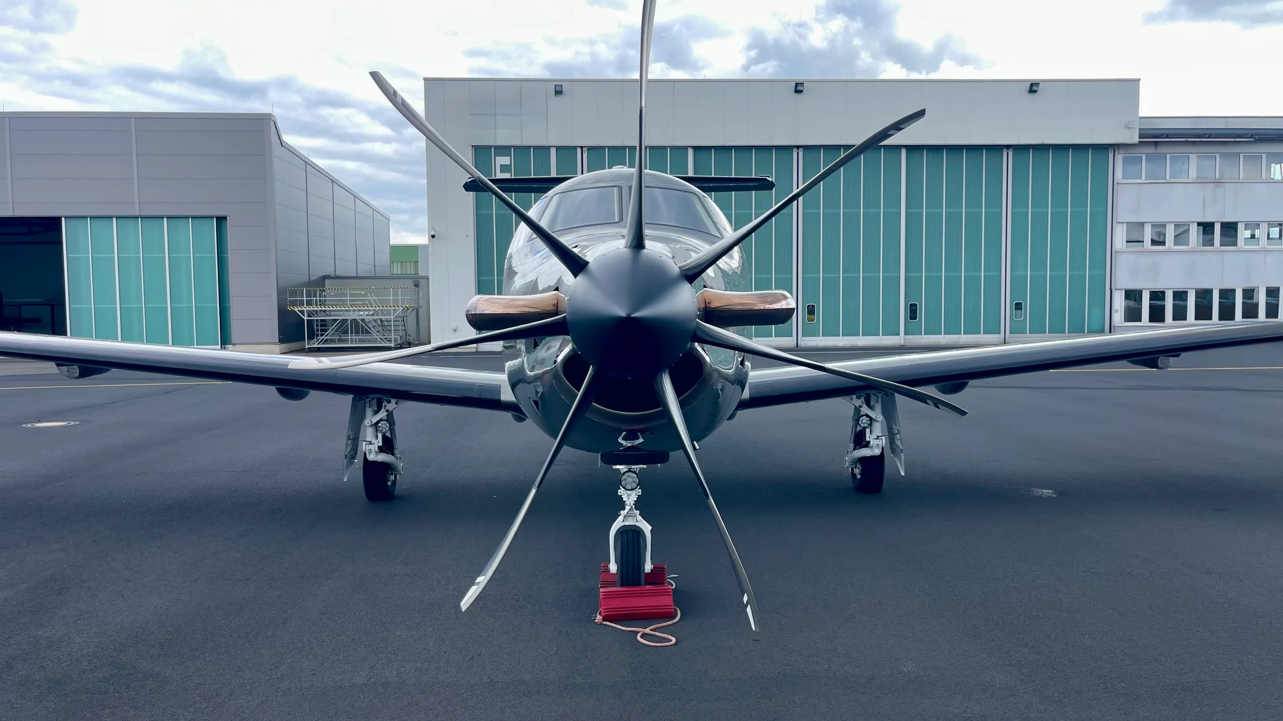 Exterior view of a 2018 Pilatus PC-12 &, PC-24.