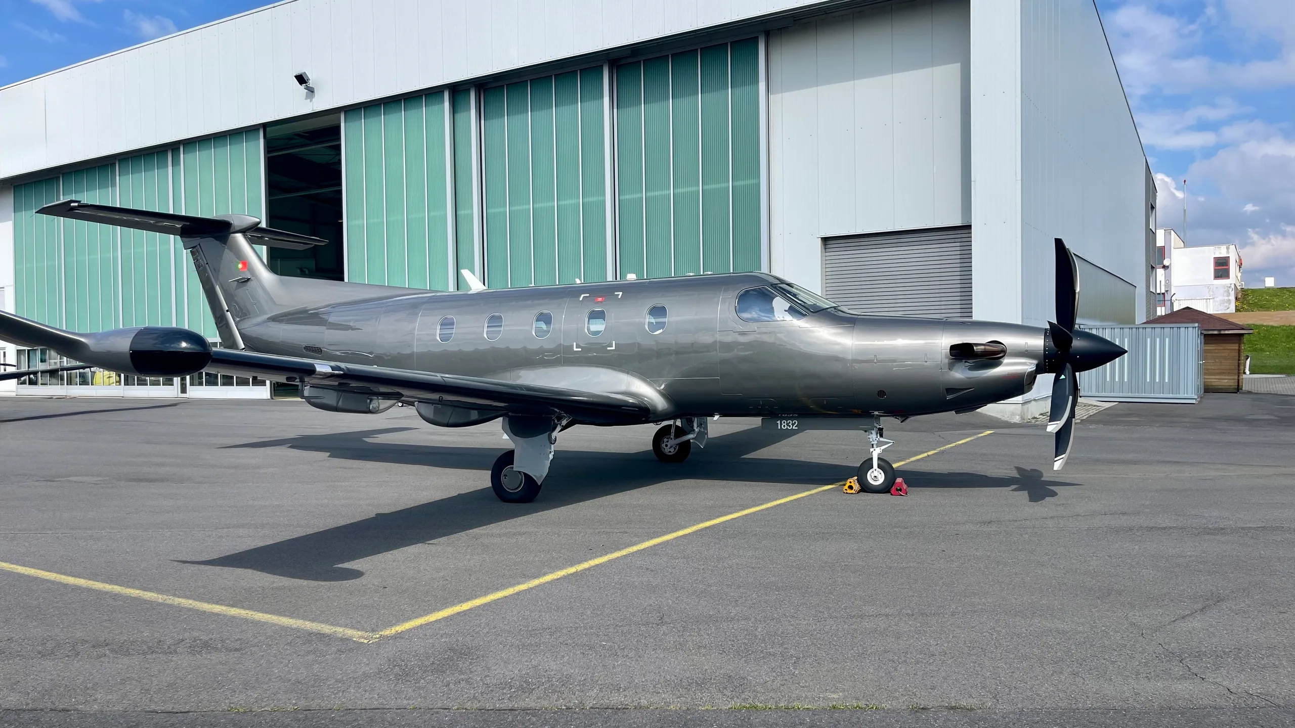 Exterior view of a 2018 Pilatus PC-12 &, PC-24.