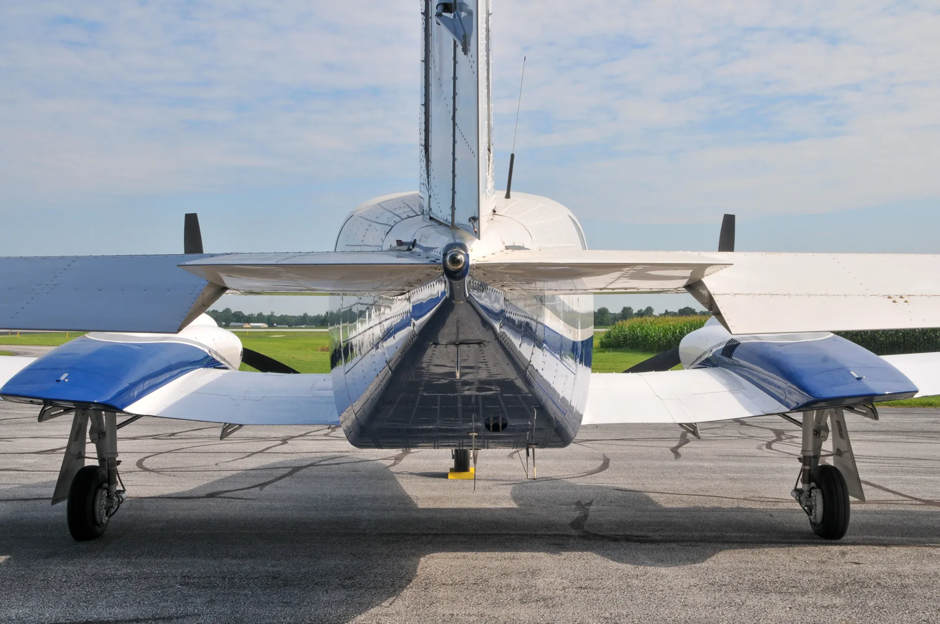 Exterior view of a 1980 Cessna 421C | TAS Aviation.