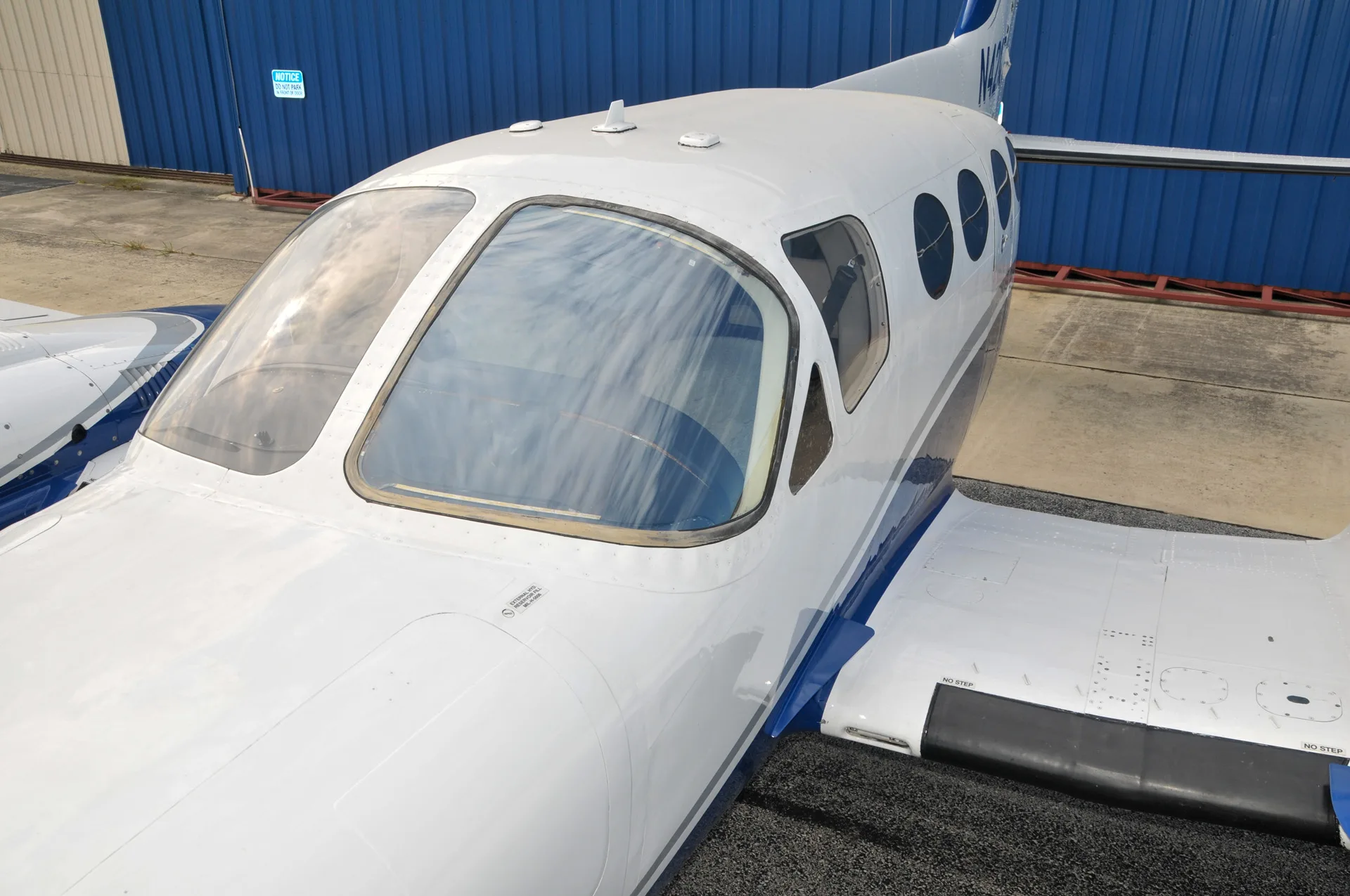Exterior view of a 1980 Cessna 421C | TAS Aviation.