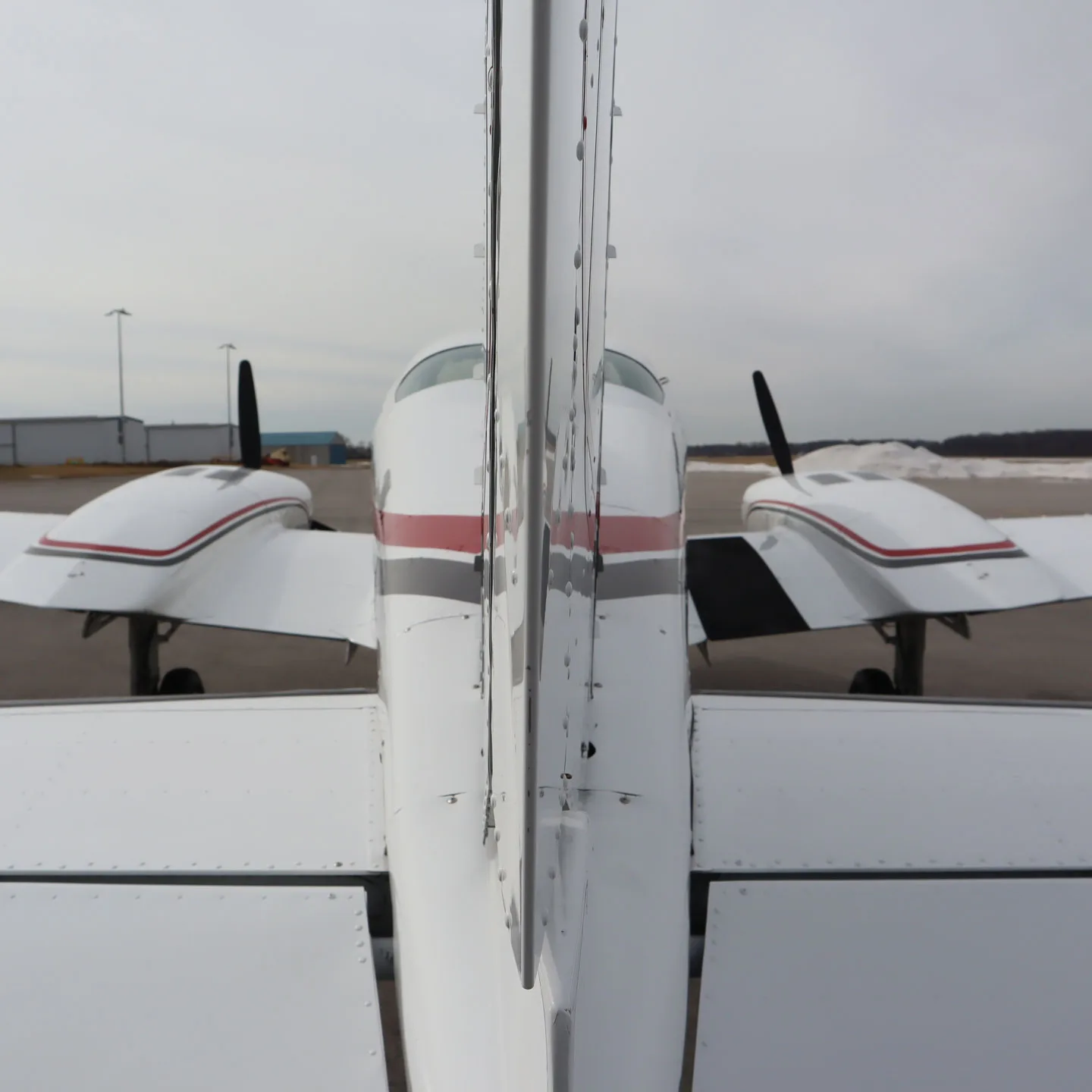 Exterior view of a 1977 Cessna T310R | TAS Aviation.