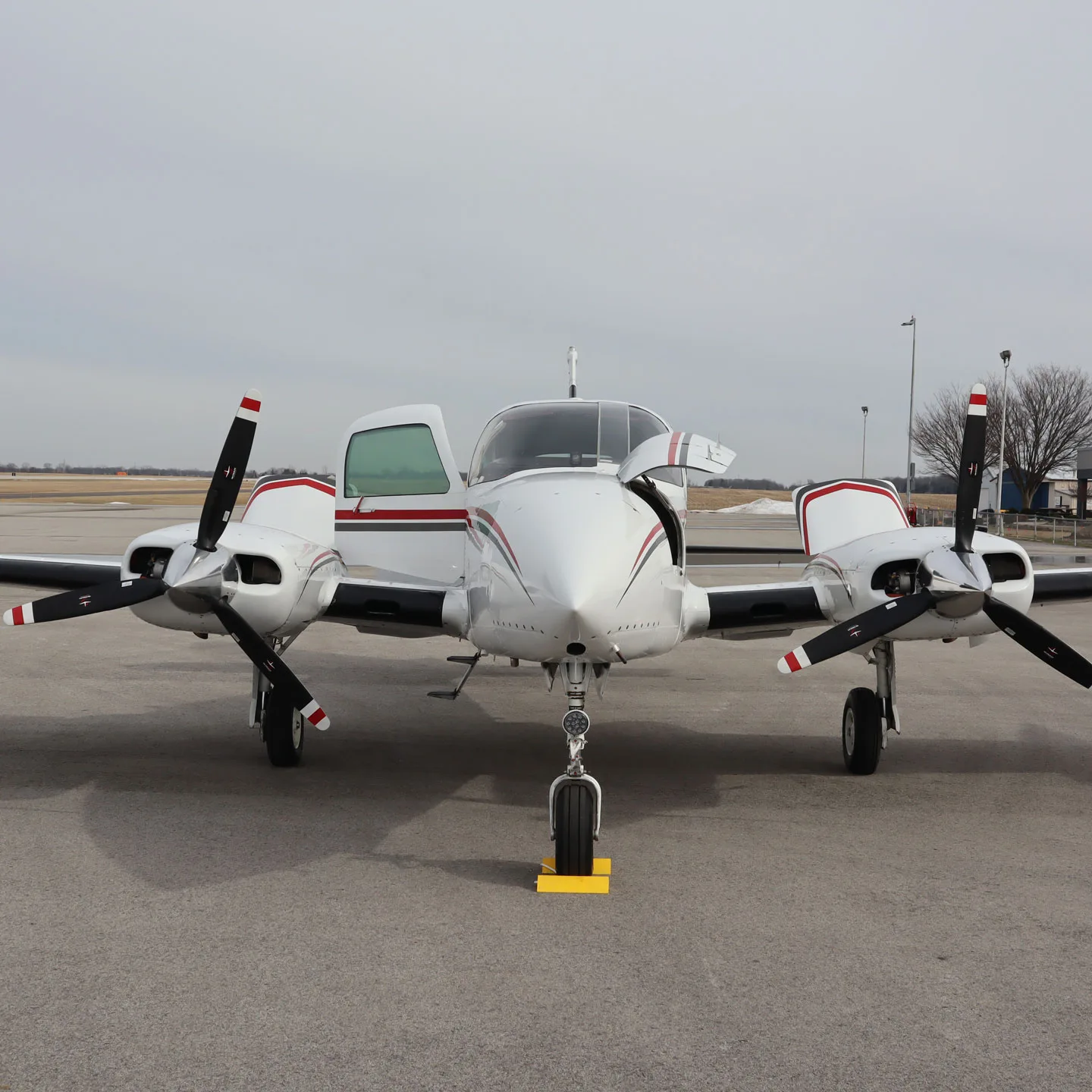 Exterior view of a 1977 Cessna T310R | TAS Aviation.