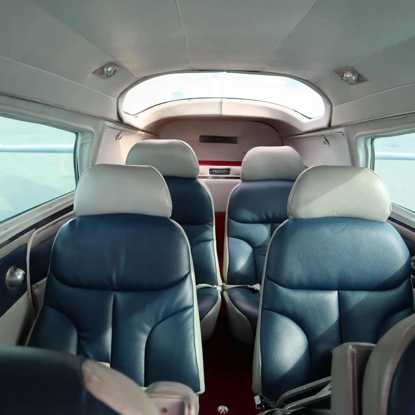 Cabin interior of a 1977 Cessna T310R | TAS Aviation.
