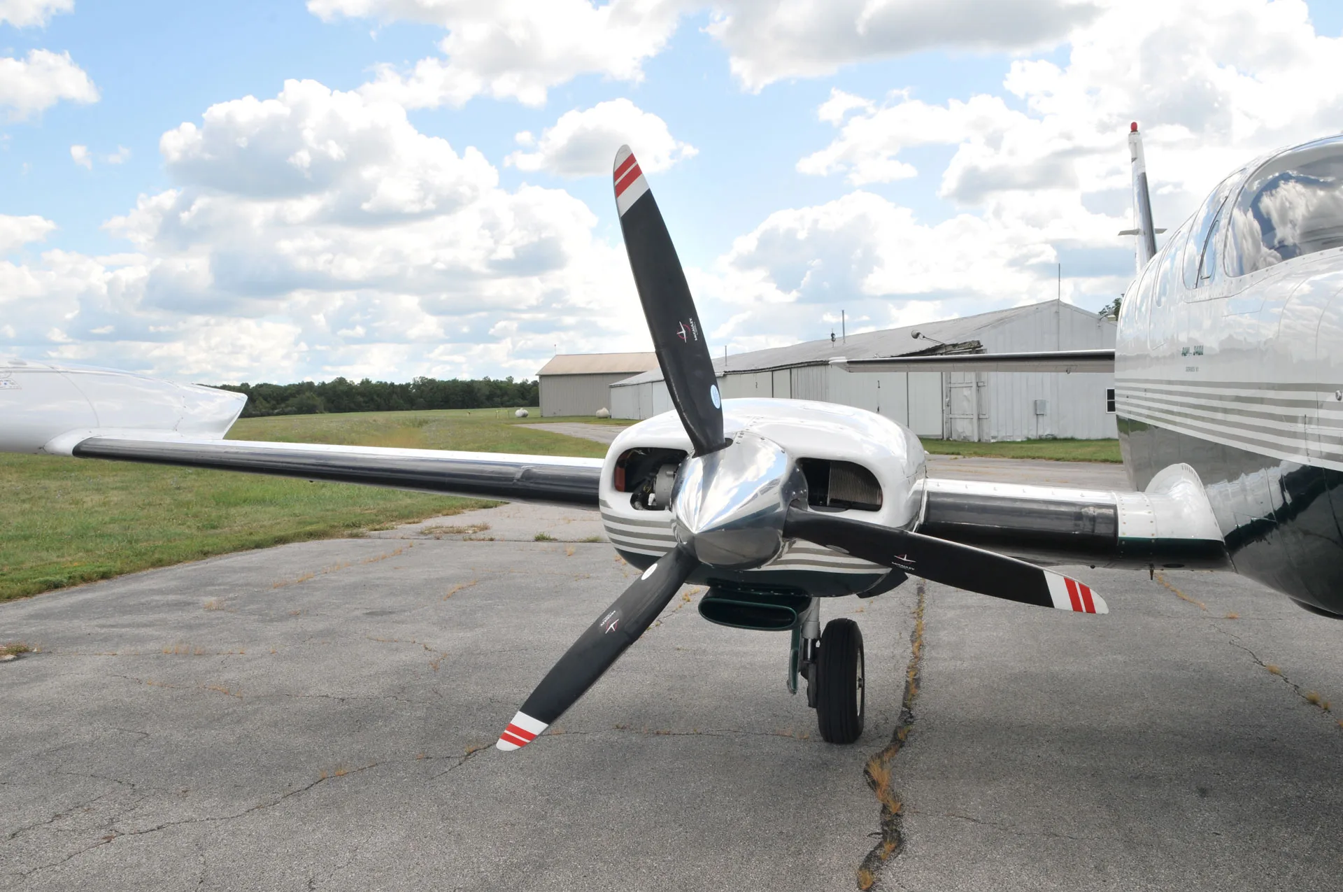 Exterior view of a 1977 Cessna 340A | TAS Aviation.