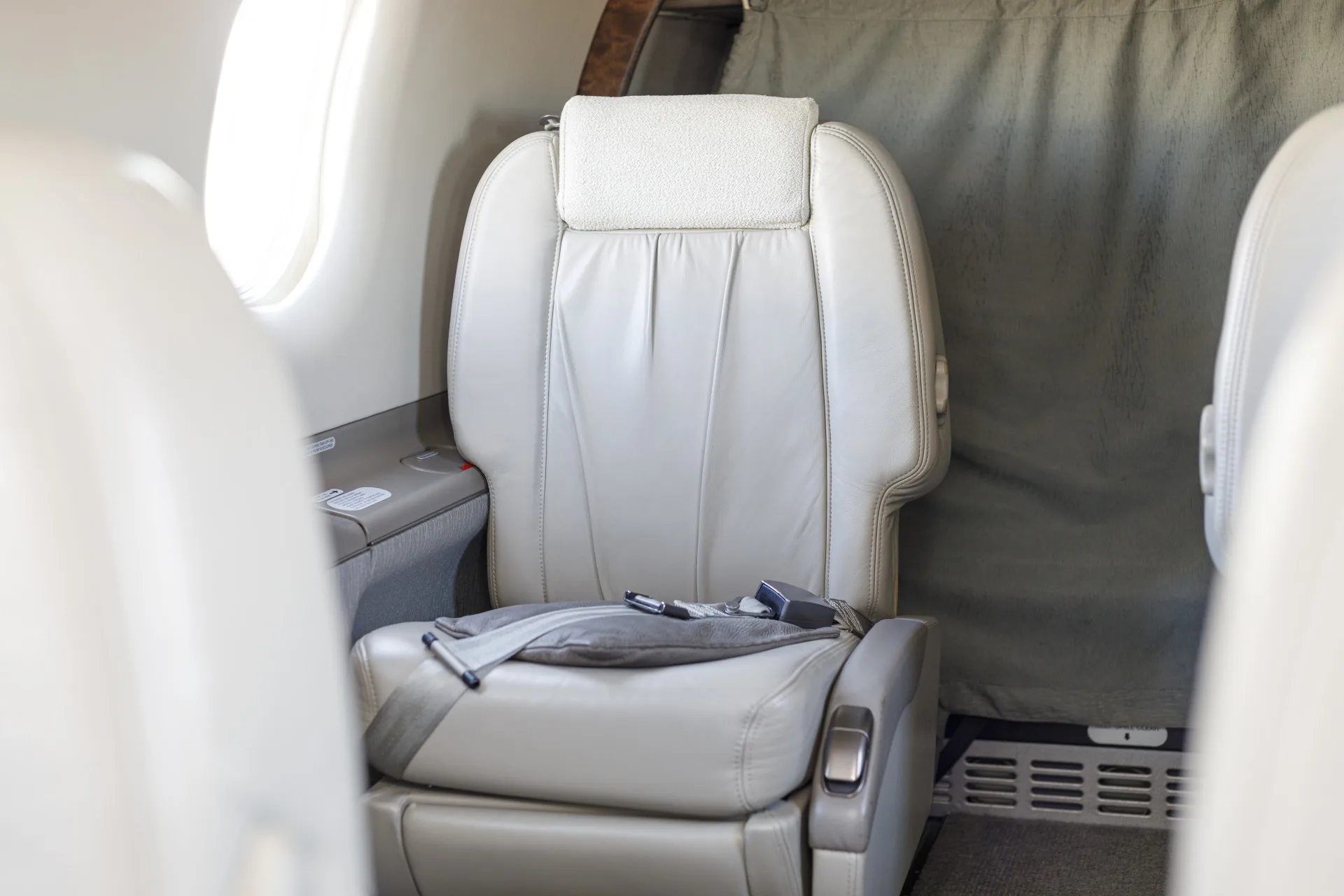 Cabin interior of a 2008 Pilatus.