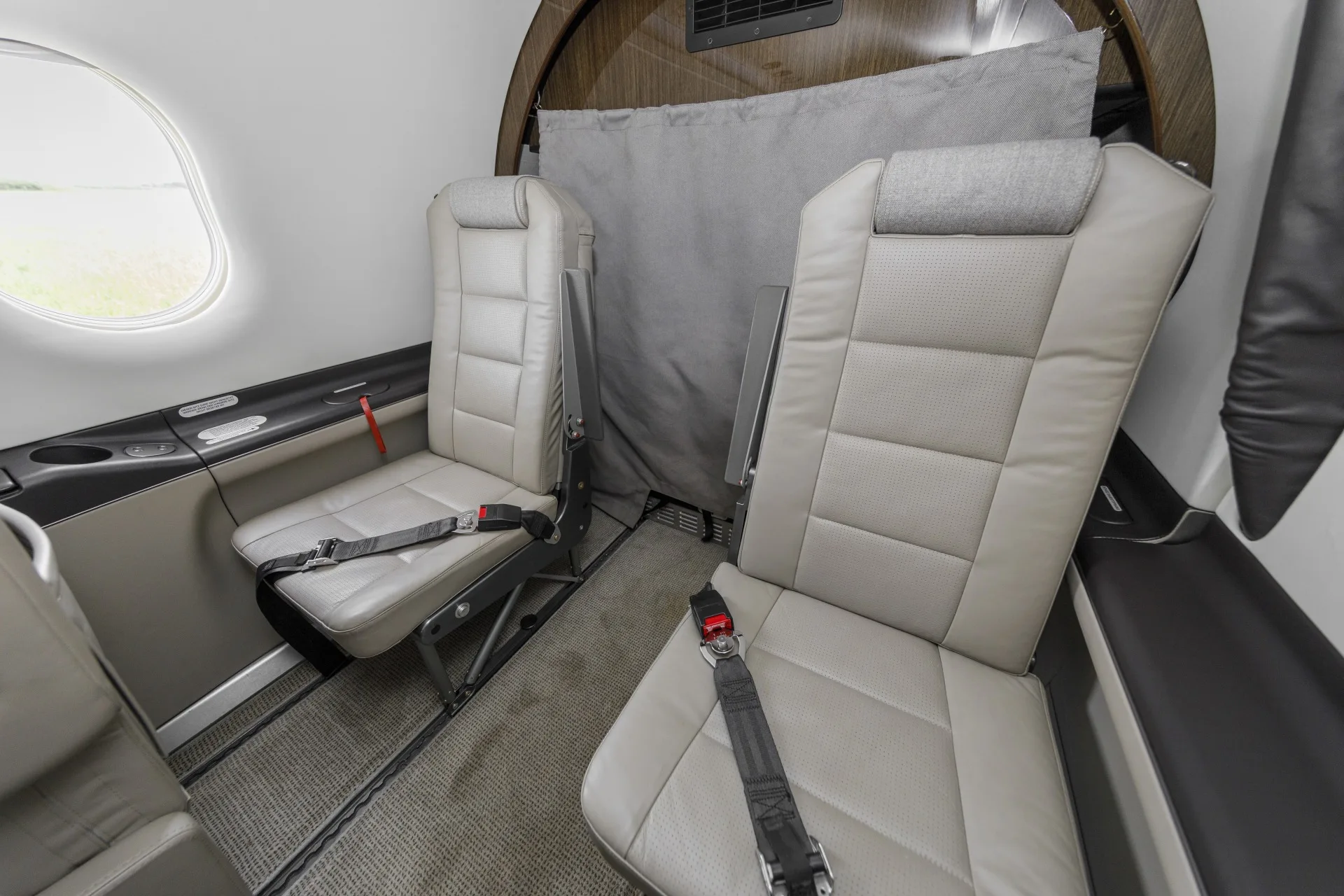 Cabin interior of a 2016 Pilatus.