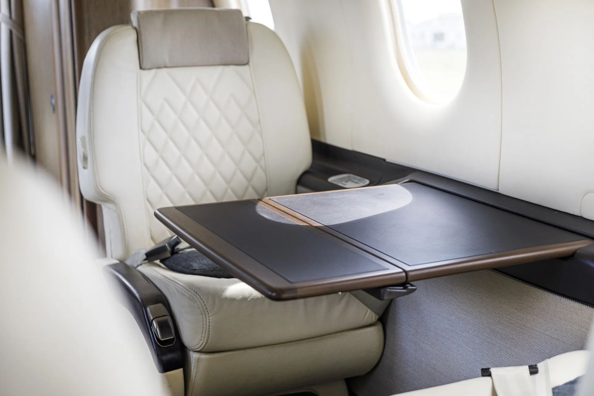 Cabin interior of a 2018 Pilatus.