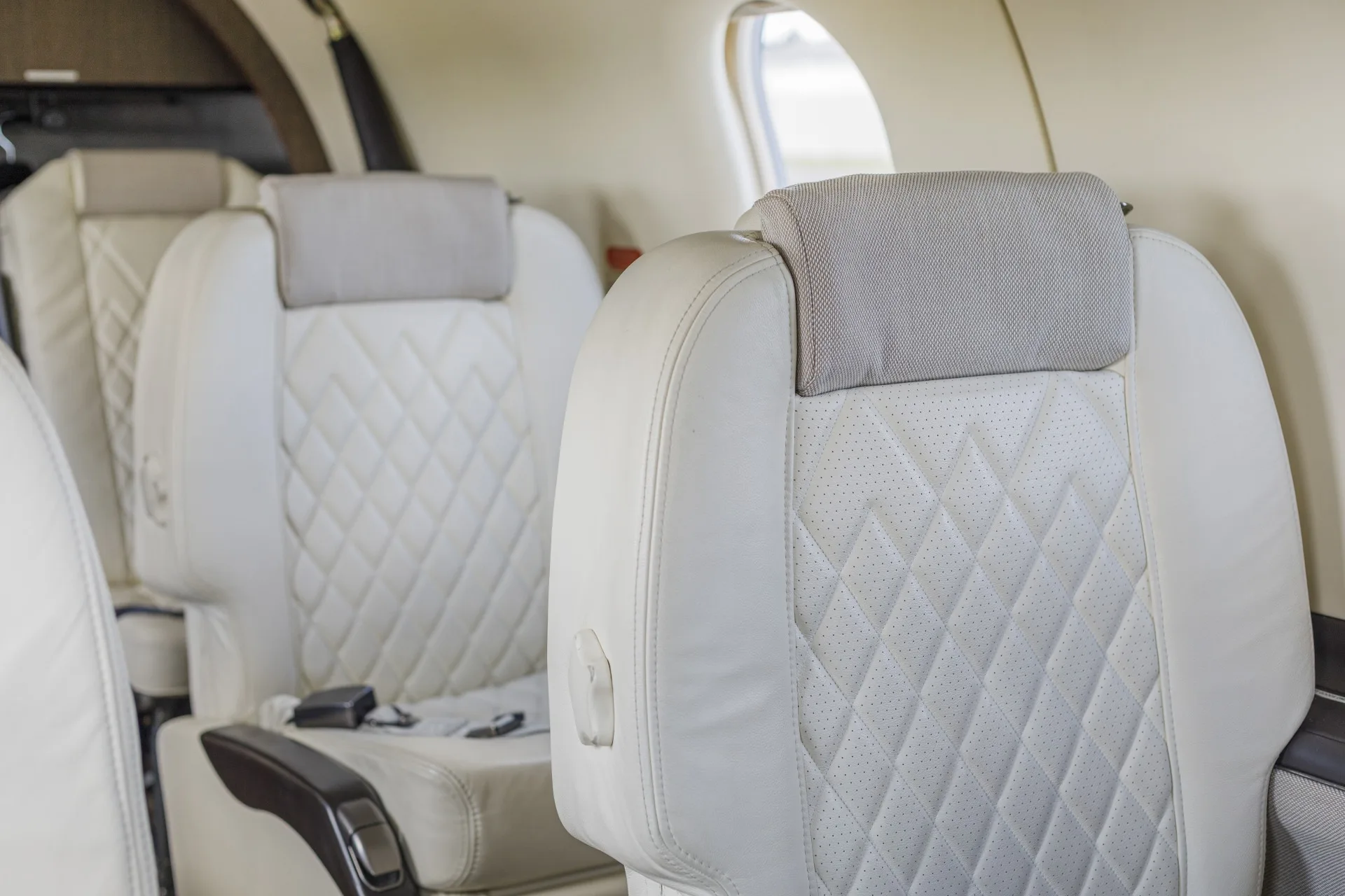 Cabin interior of a 2018 Pilatus.