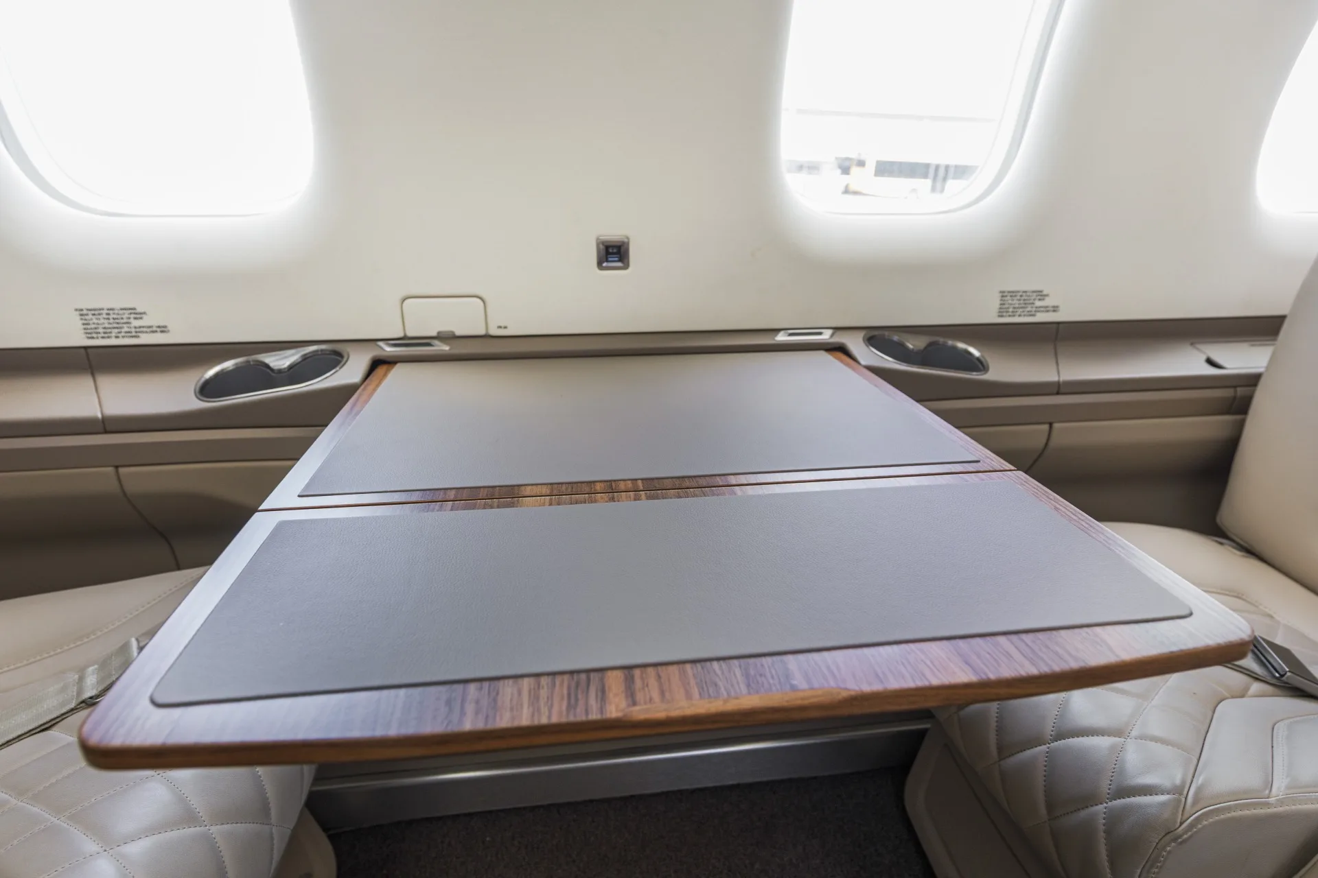 Cabin interior of a 2022 Pilatus.