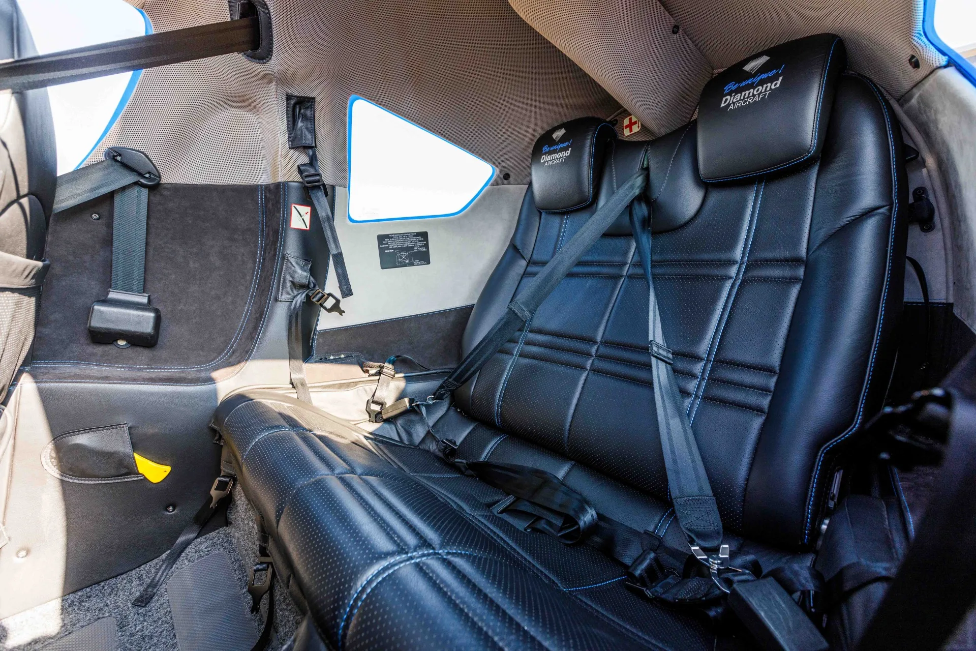 Cabin interior of a 2018 Diamond da62 62 102 oe fsg.
