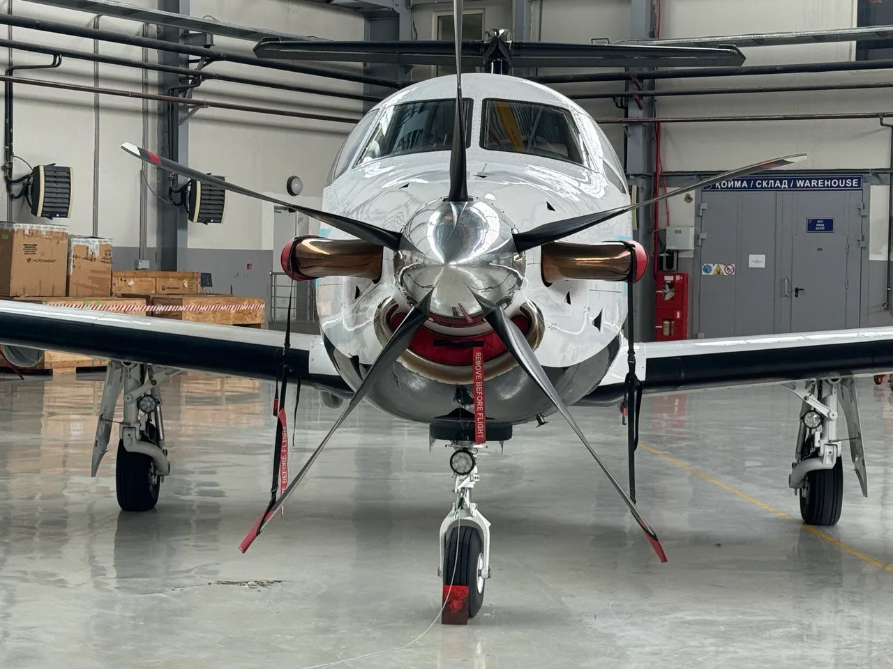 Exterior view of a 2018 Pilatus, PC-12NG.