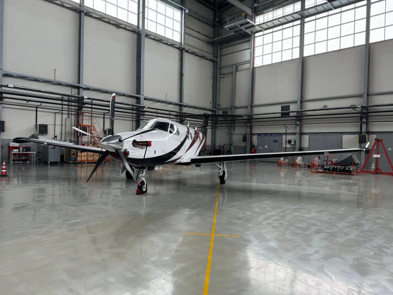 Exterior view of a 2018 Pilatus, PC-12NG.