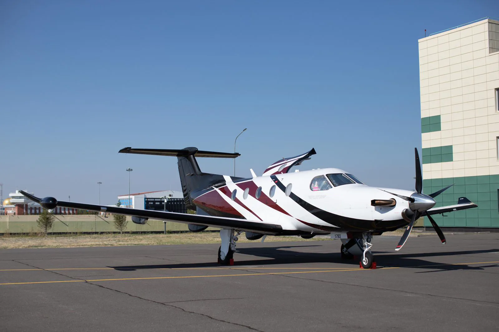 Exterior view of a 2018 Pilatus, PC-12NG.