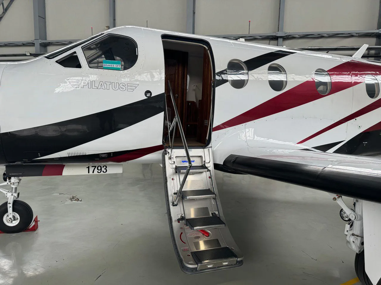 Exterior view of a 2018 Pilatus, PC-12NG.