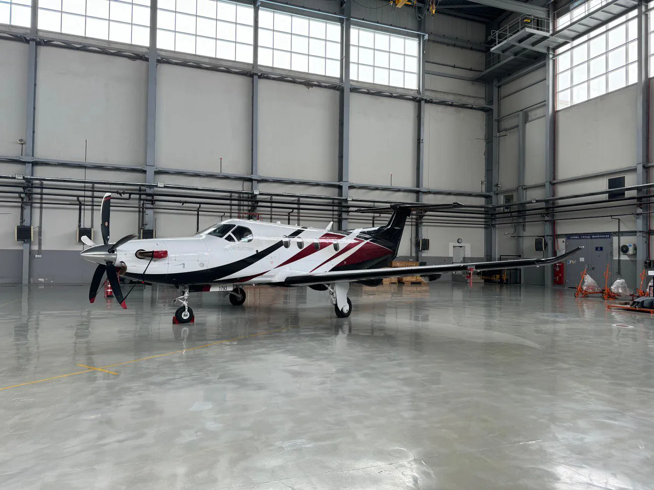Exterior view of a 2018 Pilatus, PC-12NG.