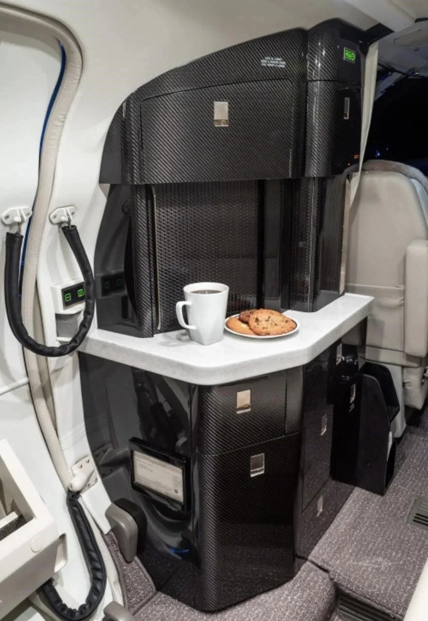 Cabin interior of a 1994 Cessna Citation Ultra.