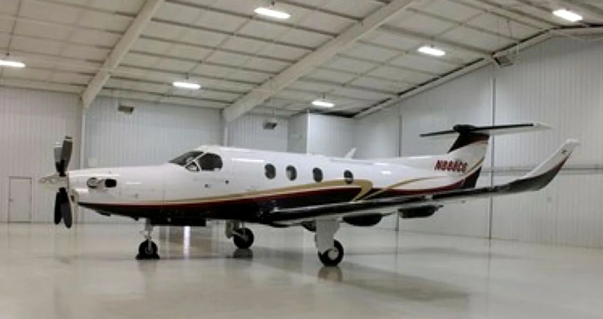 Cabin interior of a 1996 Pilatus.
