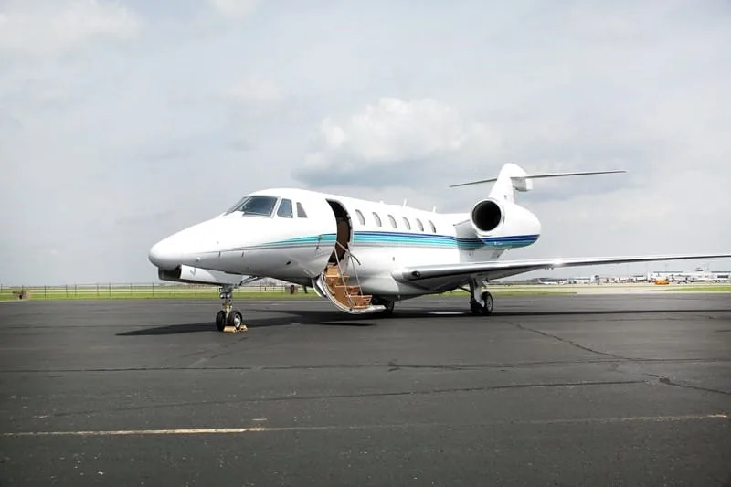 Exterior view of a 1999 Cessna Citation X, N92TH.