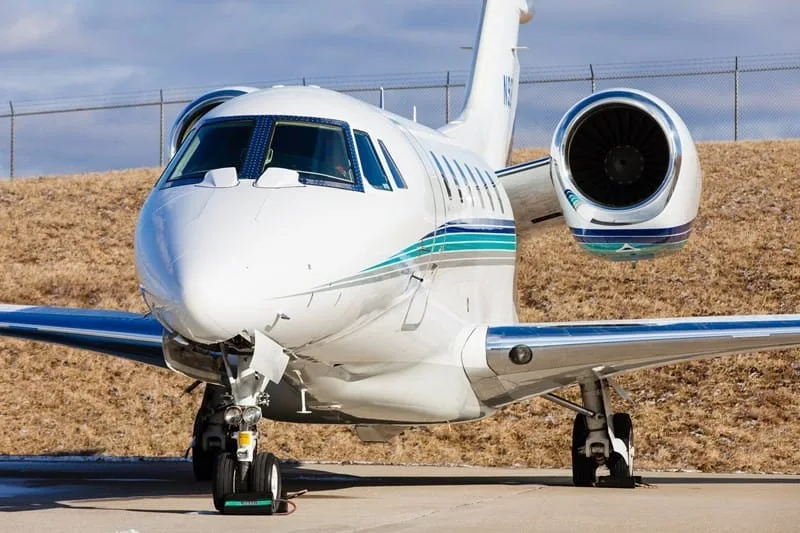 Exterior view of a 1999 Cessna Citation X, N92TH.