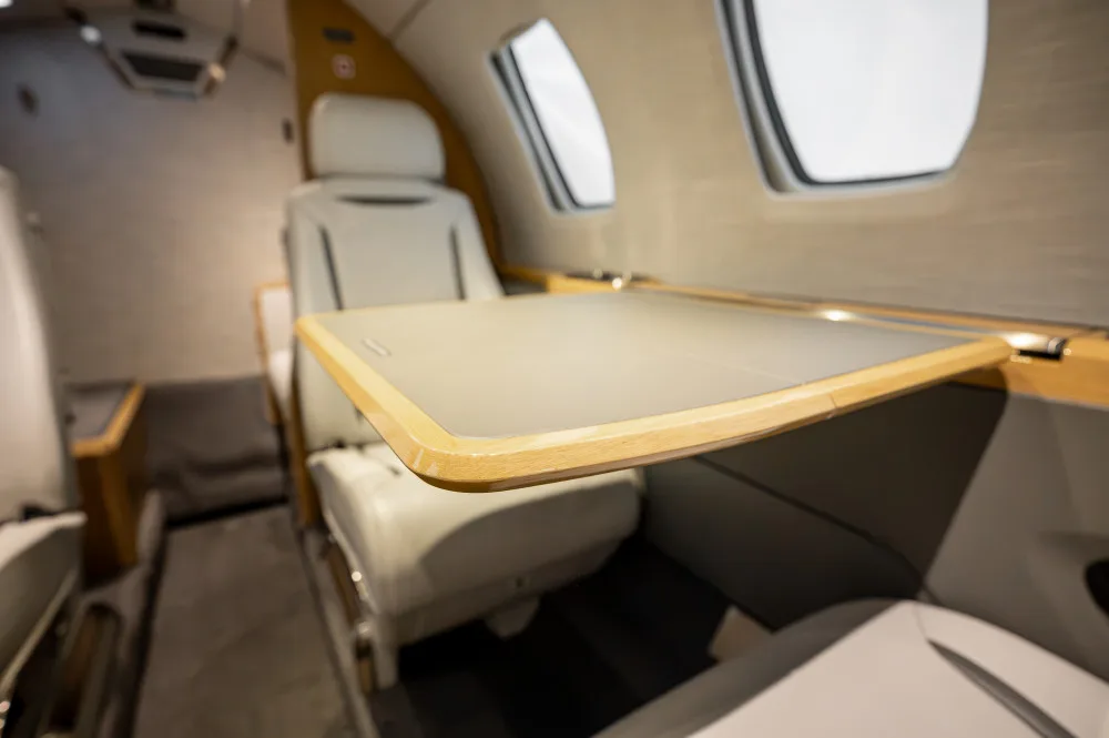 Cabin interior of a 2022 Cessna Citation M2 GEN 2.