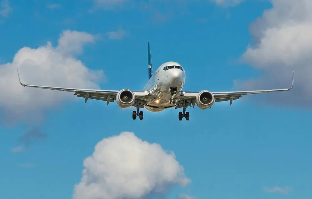 Exterior view of a 2019 Boeing 737.