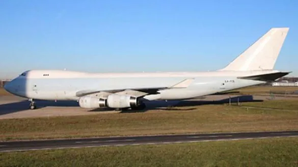 Exterior view of a 2008 Boeing 747.