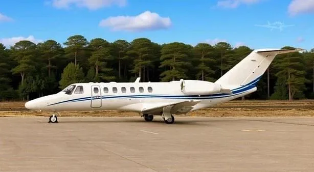 Exterior view of a 2011 Cessna Citation CJ3, N601TX.