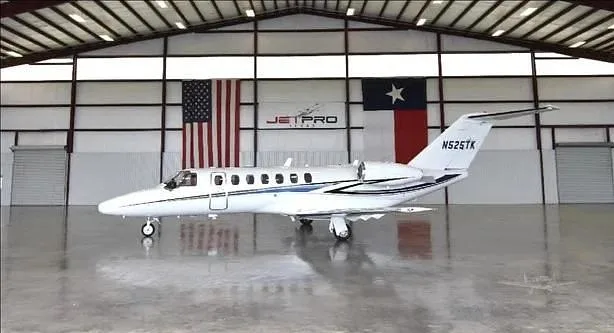 Exterior view of a 2008 Cessna Citation CJ3.