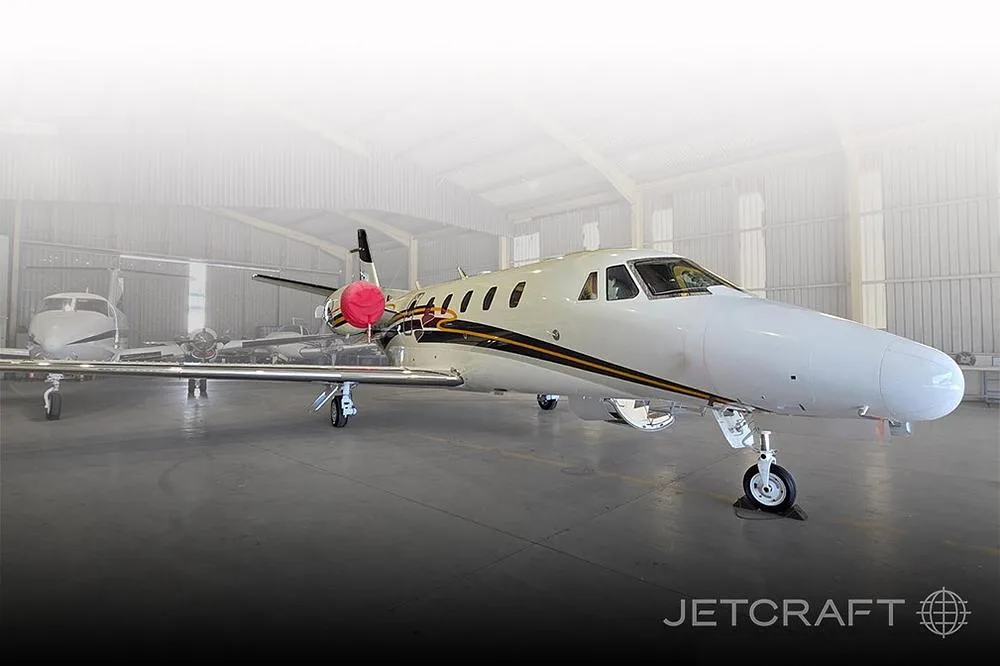 Exterior view of a 2000 Cessna Citation Excel.