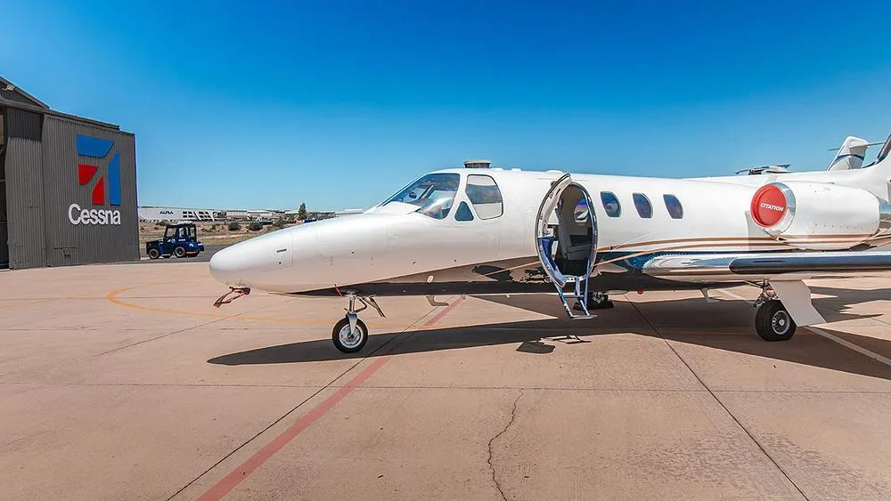 Exterior view of a 1979 Cessna Citation II/SP.