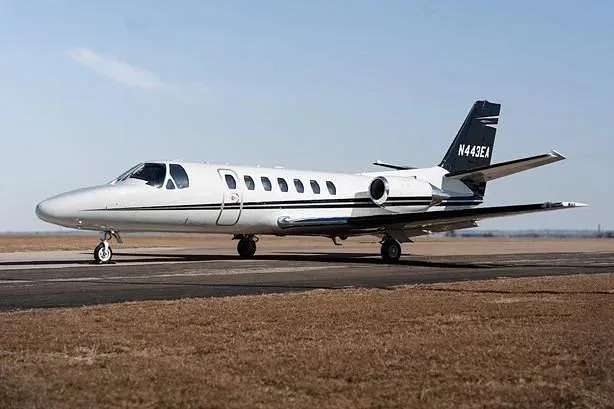Exterior view of a 1996 Cessna Citation V Ultra, N443EA.