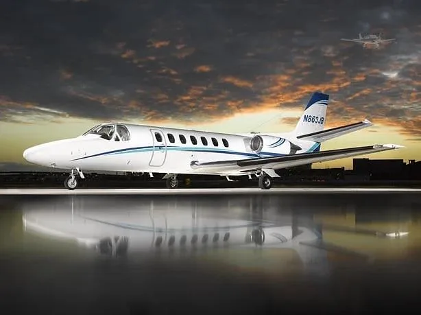 Marketing image of a 1994 Cessna Citation V Ultra.