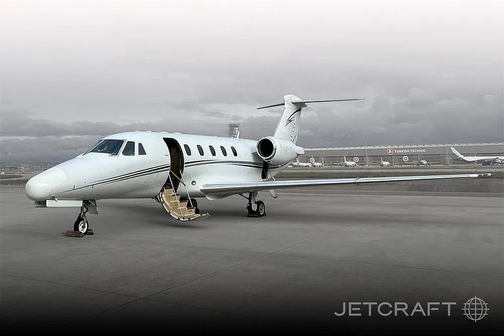 Exterior view of a 1998 Cessna Citation VII, TC-STO.