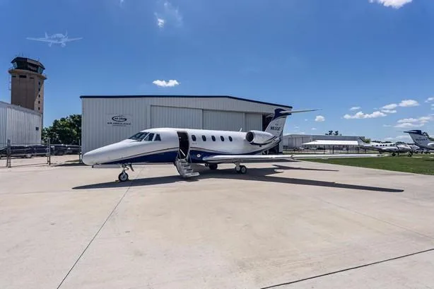 Exterior view of a 1993 Cessna Citation VII, N650AT.